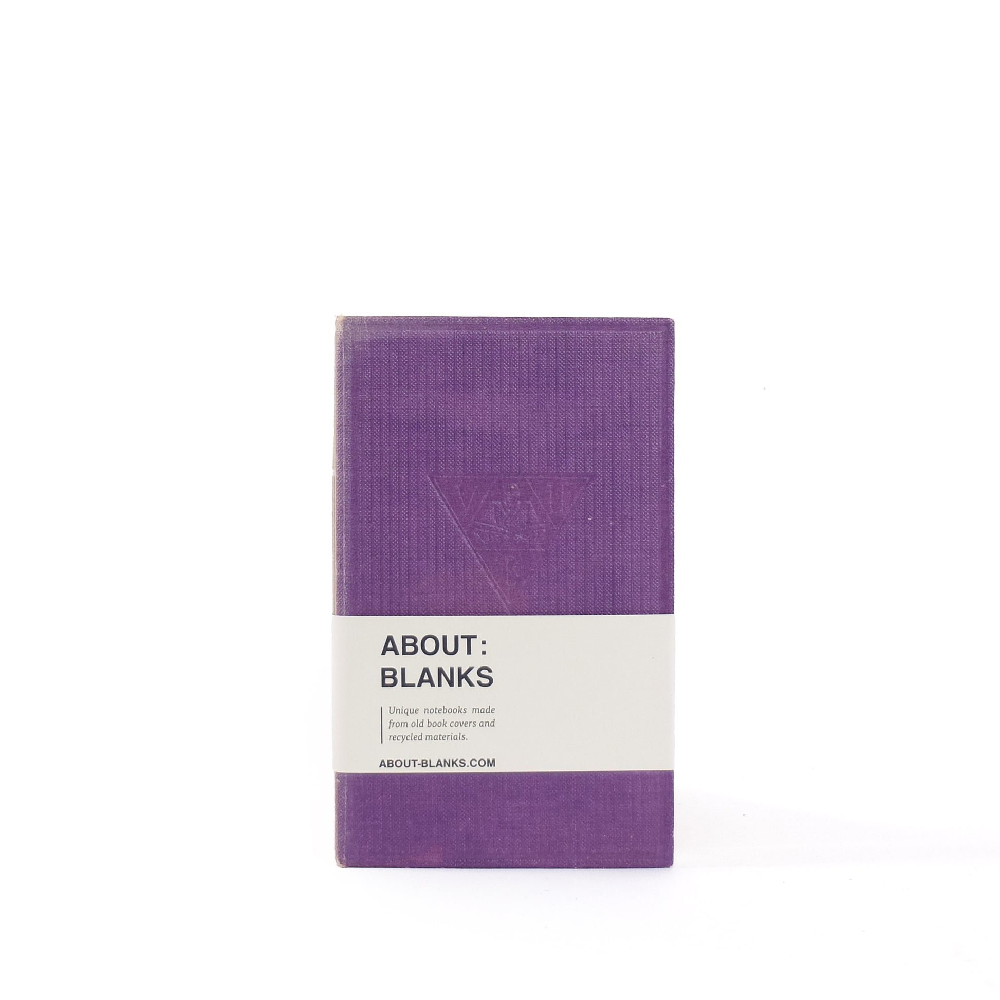 About Blanks Notitieboek van Oude Boekcovers│Small nr.1│vooraanzicht met label
