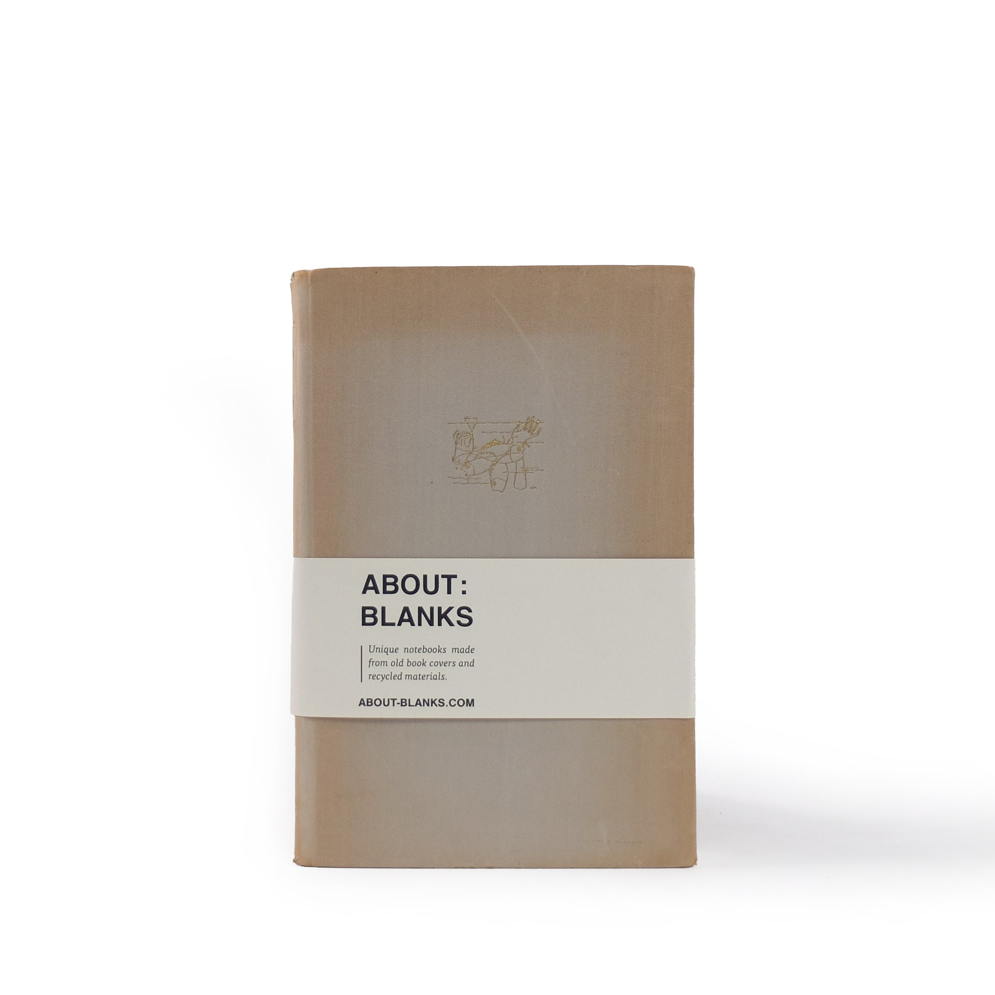 About BlanksNotitieboek Medium Nr 12│voorkant met label
