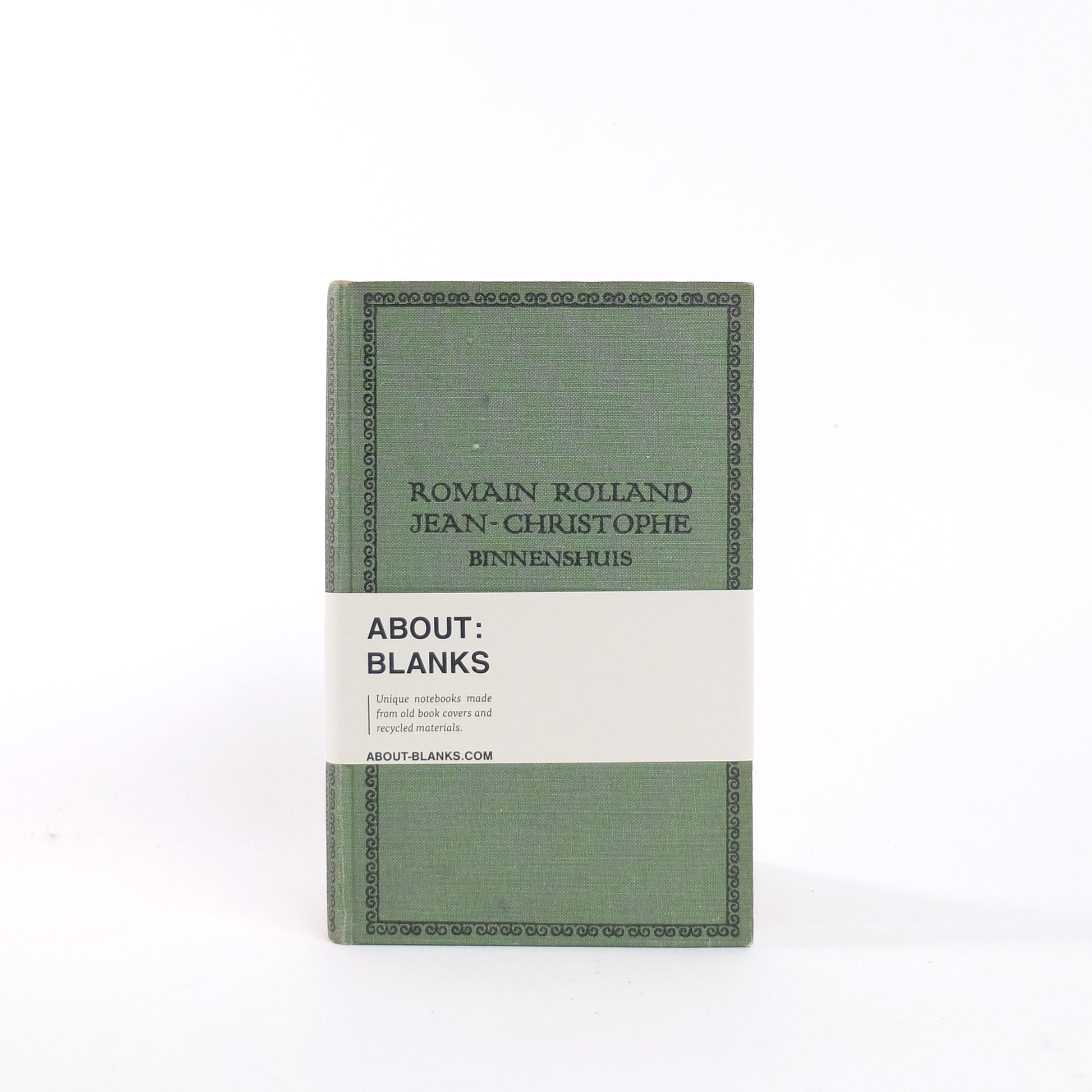 About Blanks Notitieboek Medium Nr 25│voorkant met label