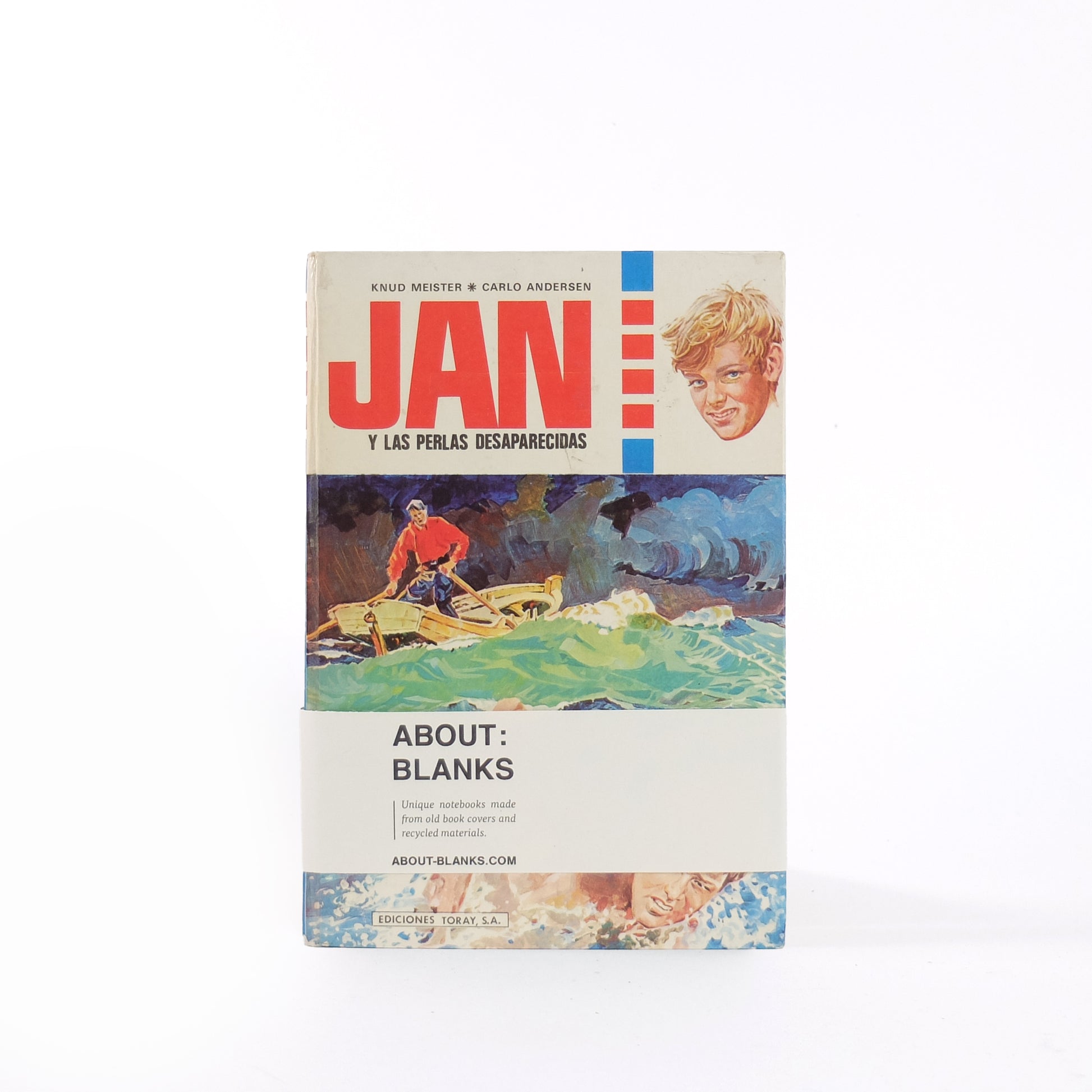 About Blanks Notitieboek Medium nr. 15│vooraanzicht met label