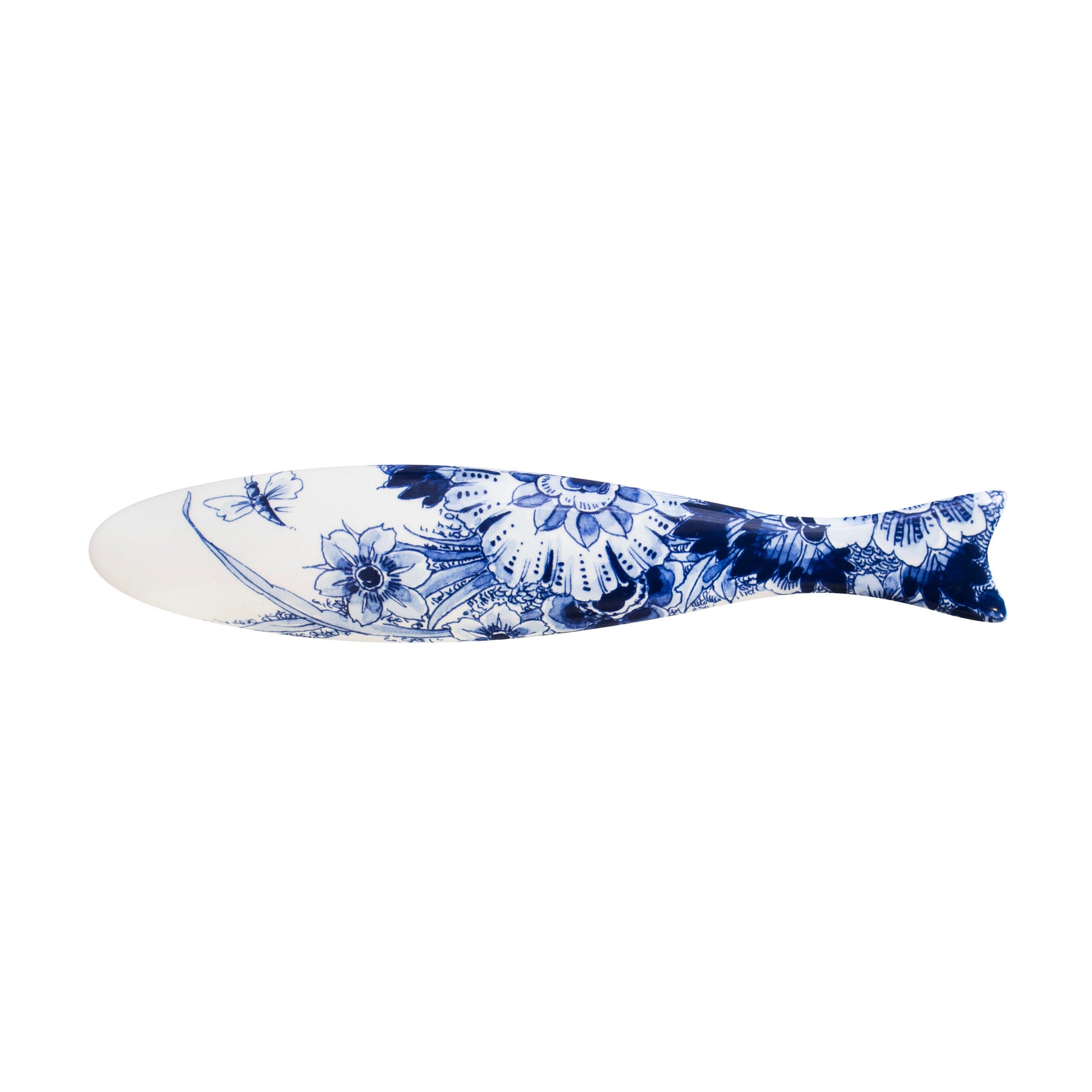 Blue Herring Dragonfly Flower│Royal Delft│art. 46502200│vooraanzicht