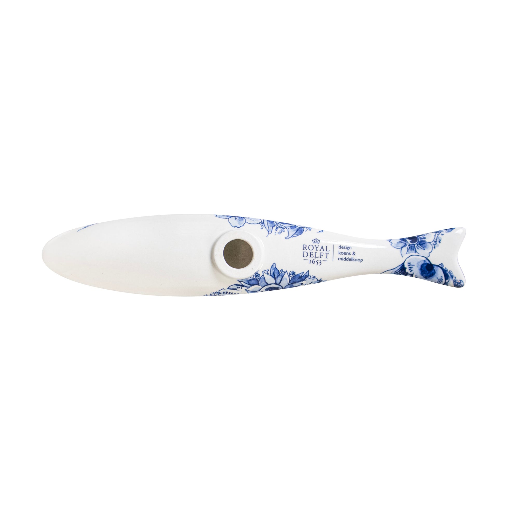 Blue Herring Dragonfly Flower│Royal Delft│art. 46502200│achterkant
