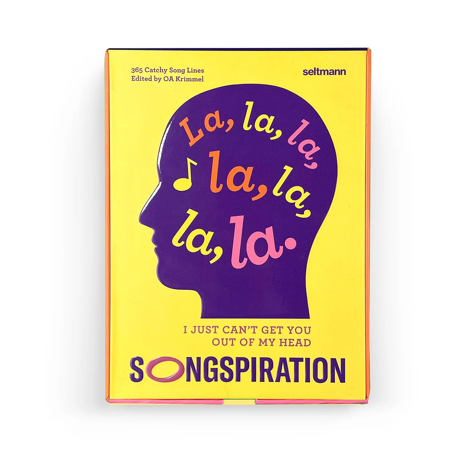 Scheurkalender Songspiration│Songteksten│art. 978-3-949070-17-4│voorkant met witte achtergrond