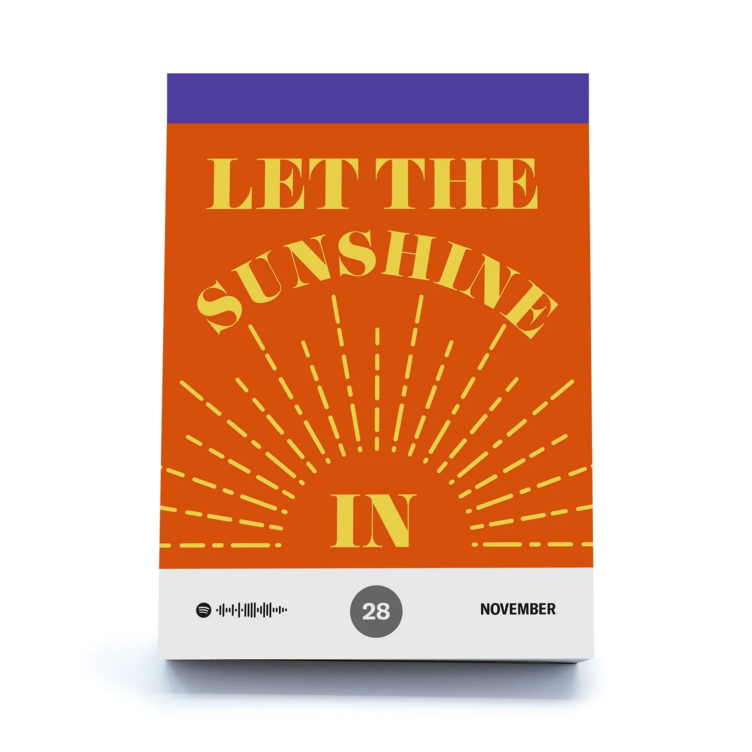 Scheurkalender Songspiration│Songteksten│art. 978-3-949070-17-4│let the Sunshine in