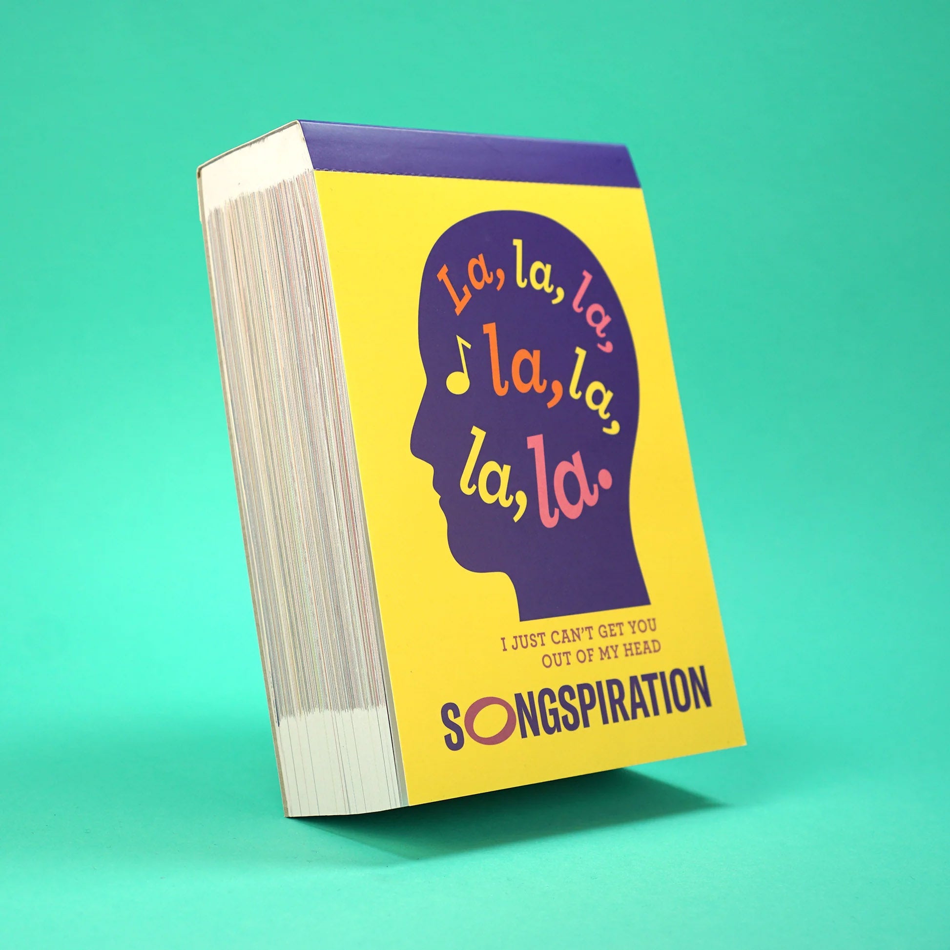 Scheurkalender Songspiration│Songteksten│art. 978-3-949070-17-4│zonder doos met groene achtergrond