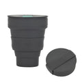 Opvouwbare Koffiekop To-Go Grijs│Lund London│art. 7433│vooraanzicht met opgevouwen versie