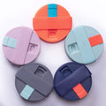 Opvouwbare Koffiekop To-Go Mint│Lund London│art. 7434│groep diverse kleuren opgevouwen in cirkel