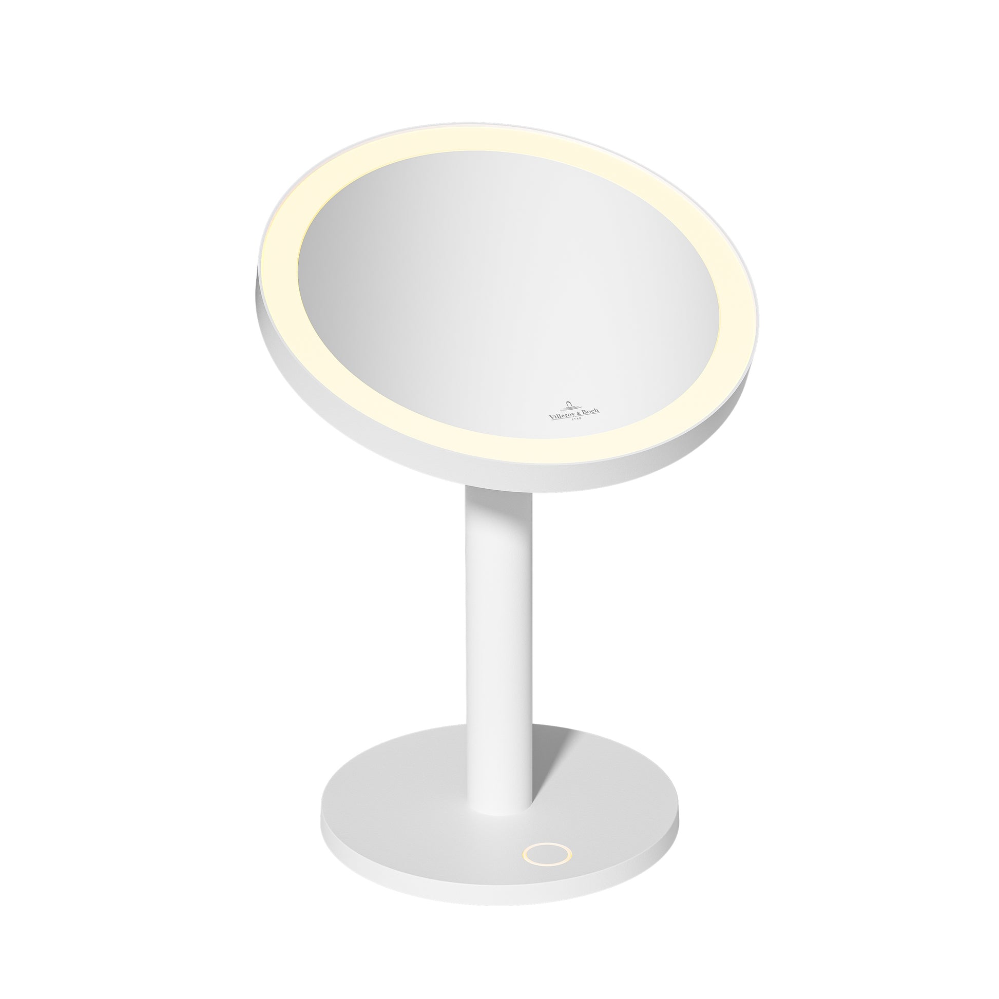 Como Kosmetische Spiegel Wit│Oplaadbare Verlichting│Villeroy & Boch│art. 97031│met spiegel omhoog gekanteld