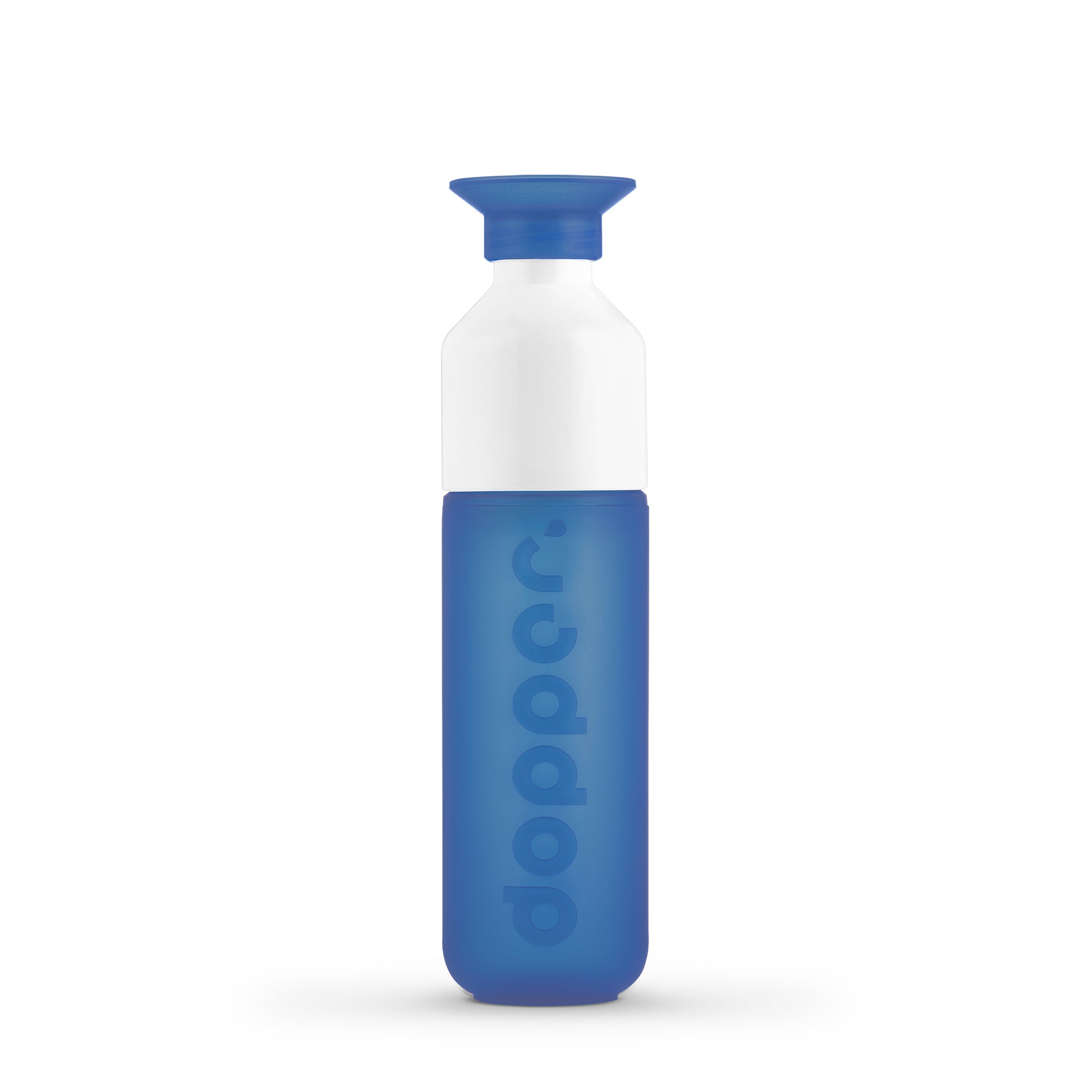 Dopper Original Pacific Blue│Waterfles 450ml Blauw│art. 0840│voorkant met witte achtergrond