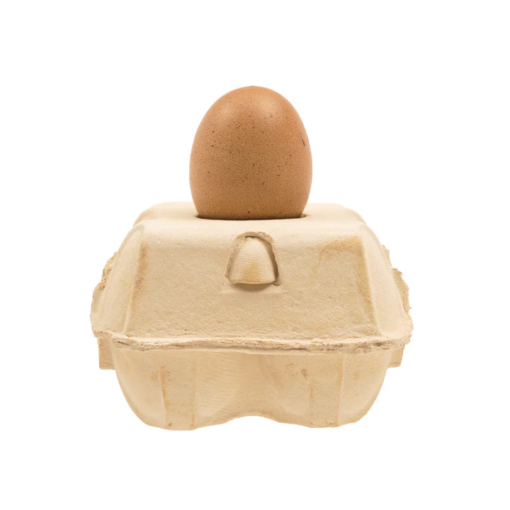 EggboxLamp Corn│Tafellamp Eierdoos│vooraanzicht met witte achtergrond