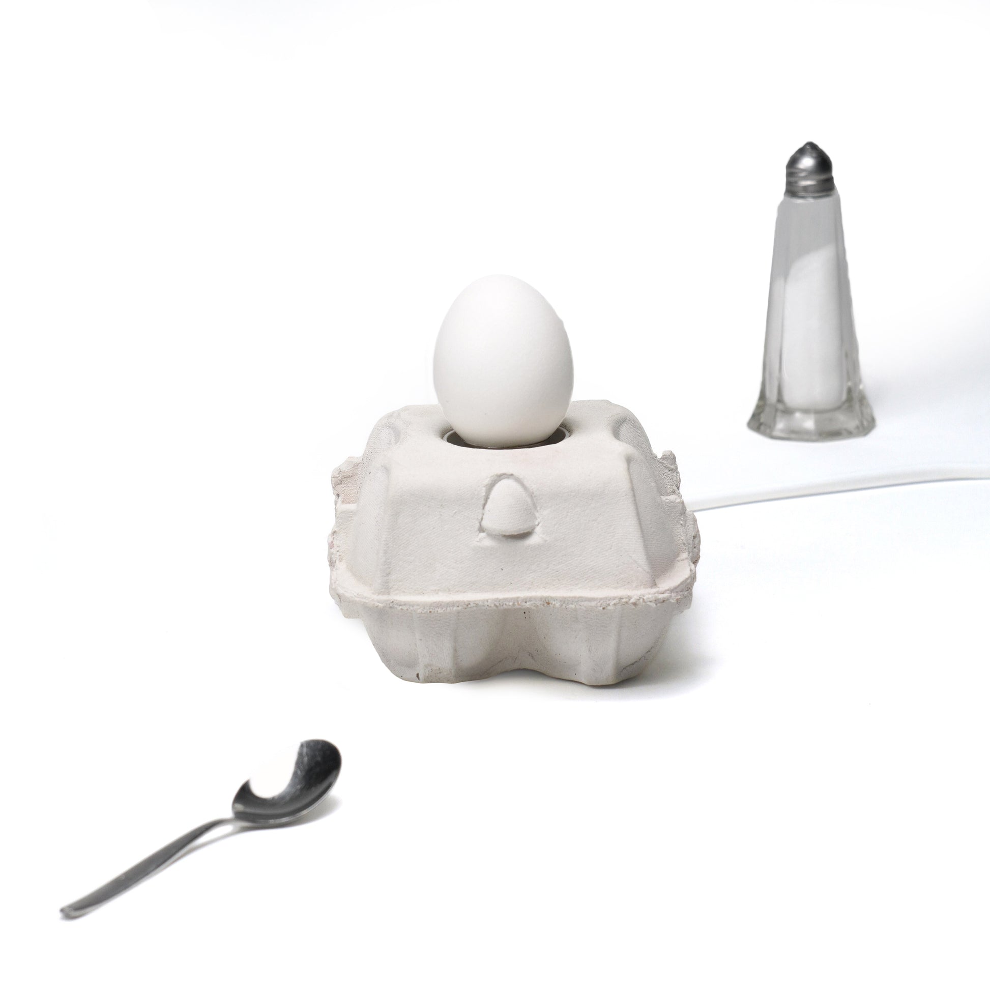 Egglamp Wit│op Eggboxlamp Naturel zonder licht
