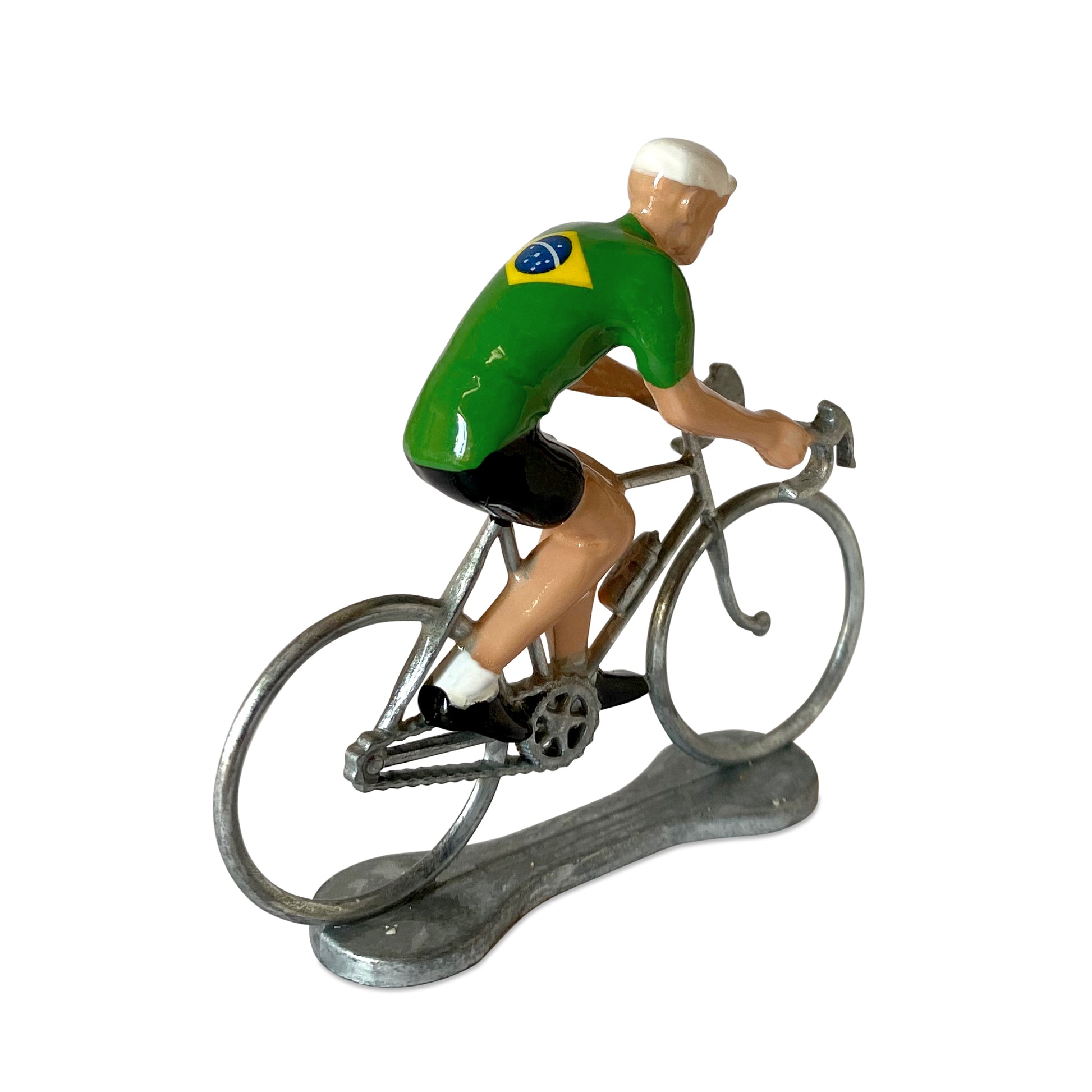 Bernard & Eddy Miniatuur Wielrenner│Kampioen Brazilië│art. 303469│achterkant schuin