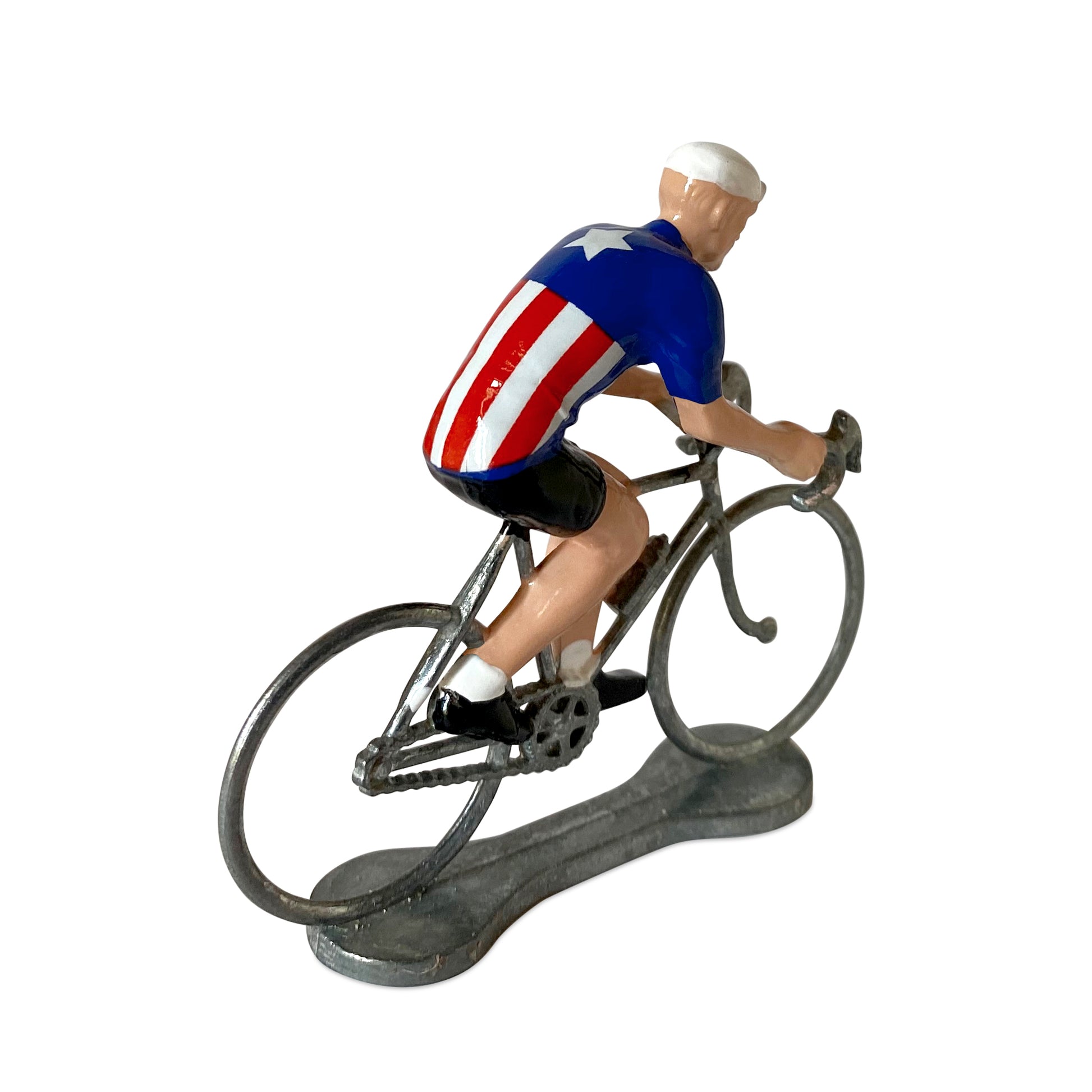 Miniatuur Wielrenner Fietser USA│Bernard&Eddy│art. 303193│achterkant schuin