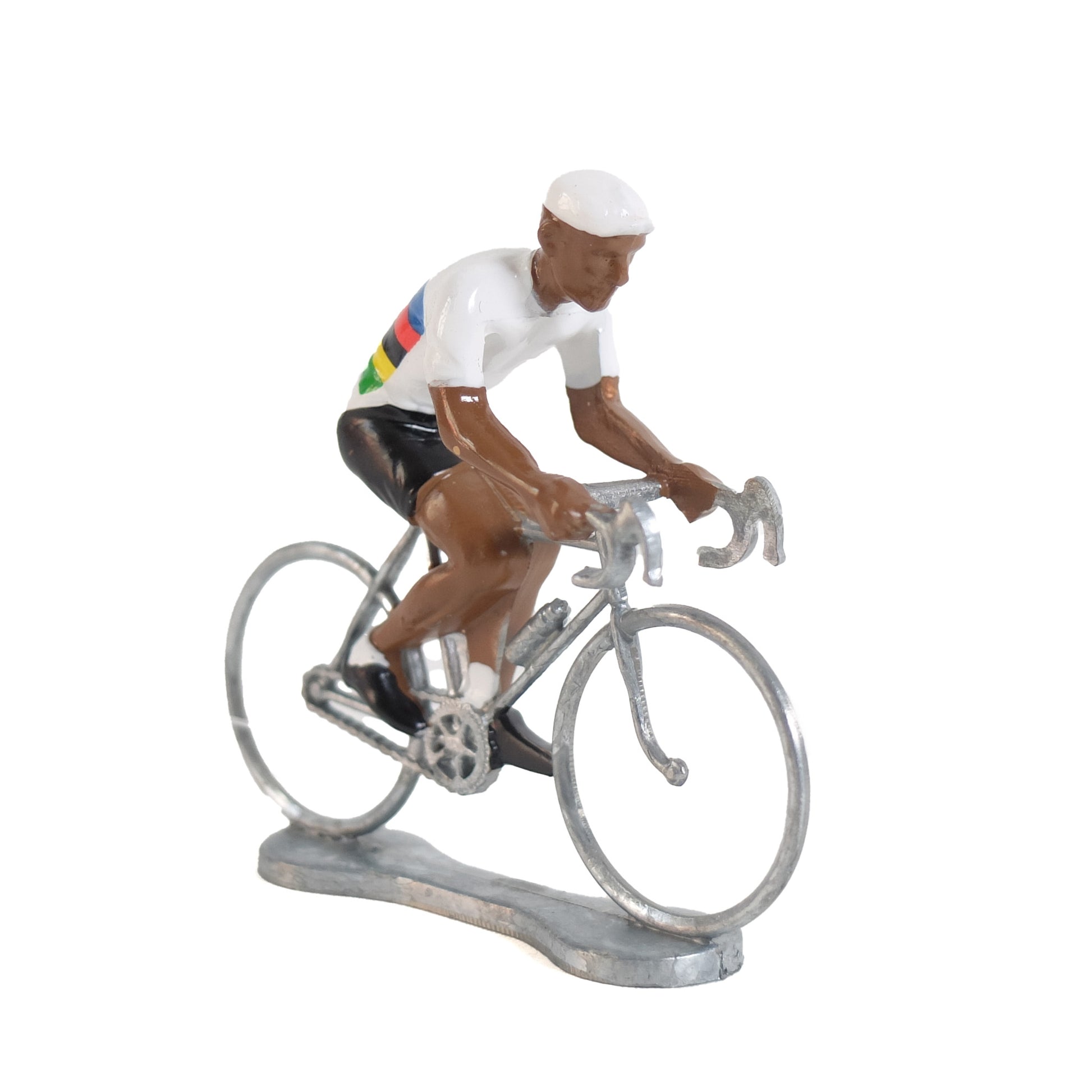 Miniatuur Wielrenner Fietser Wereldkampioen│Bernard & Eddy│art. 303780│voorkant schuin