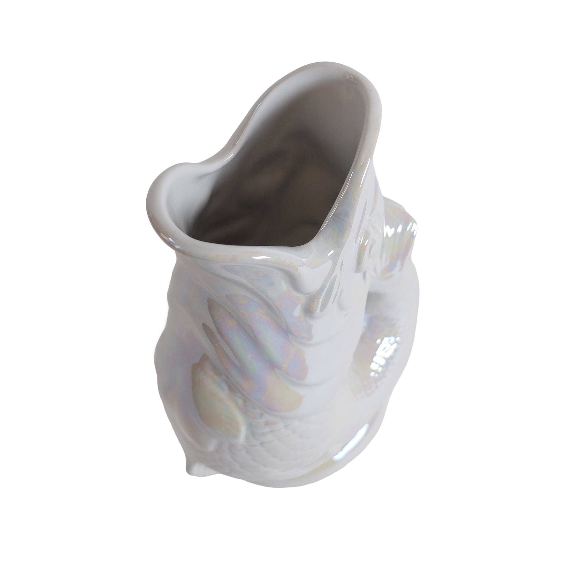 Gluckigluck Waterkaraf Vis Lustre Pearl│art. G31155/PL/W│bovenaanzicht