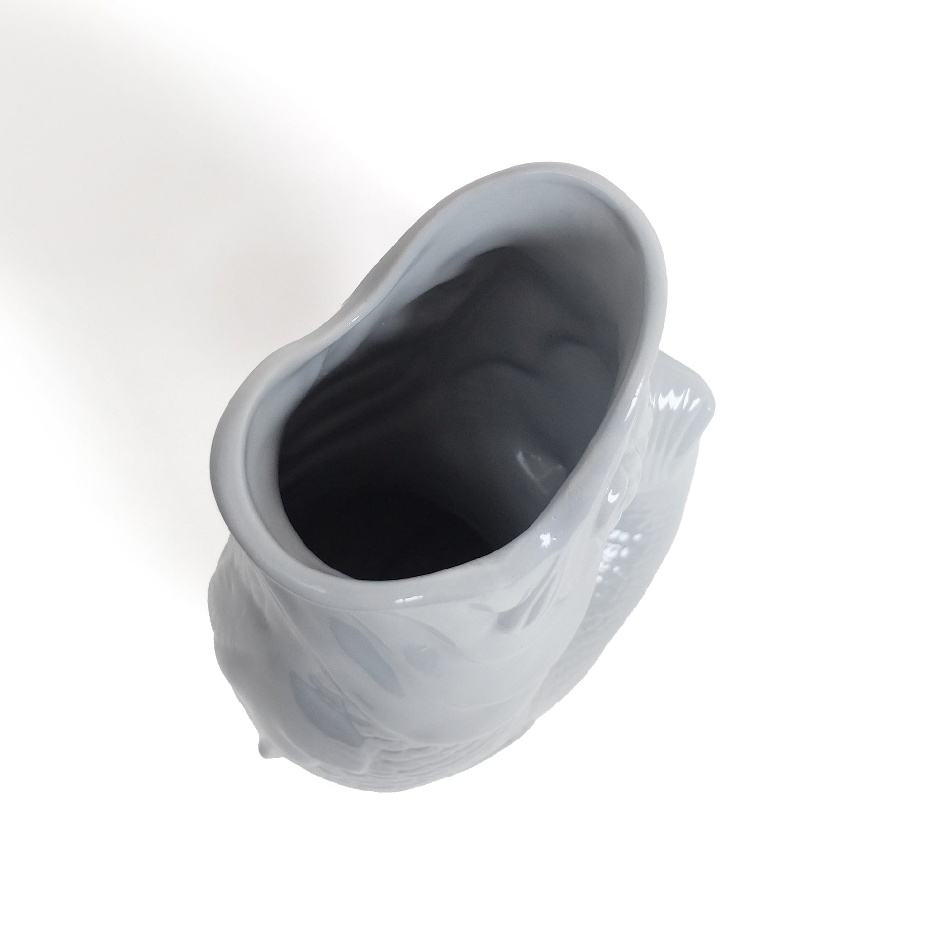 Gluckigluck Waterkaraf│Guggle Jug Vis│Oyster│art. G31155/OY/W│bovenkant mond