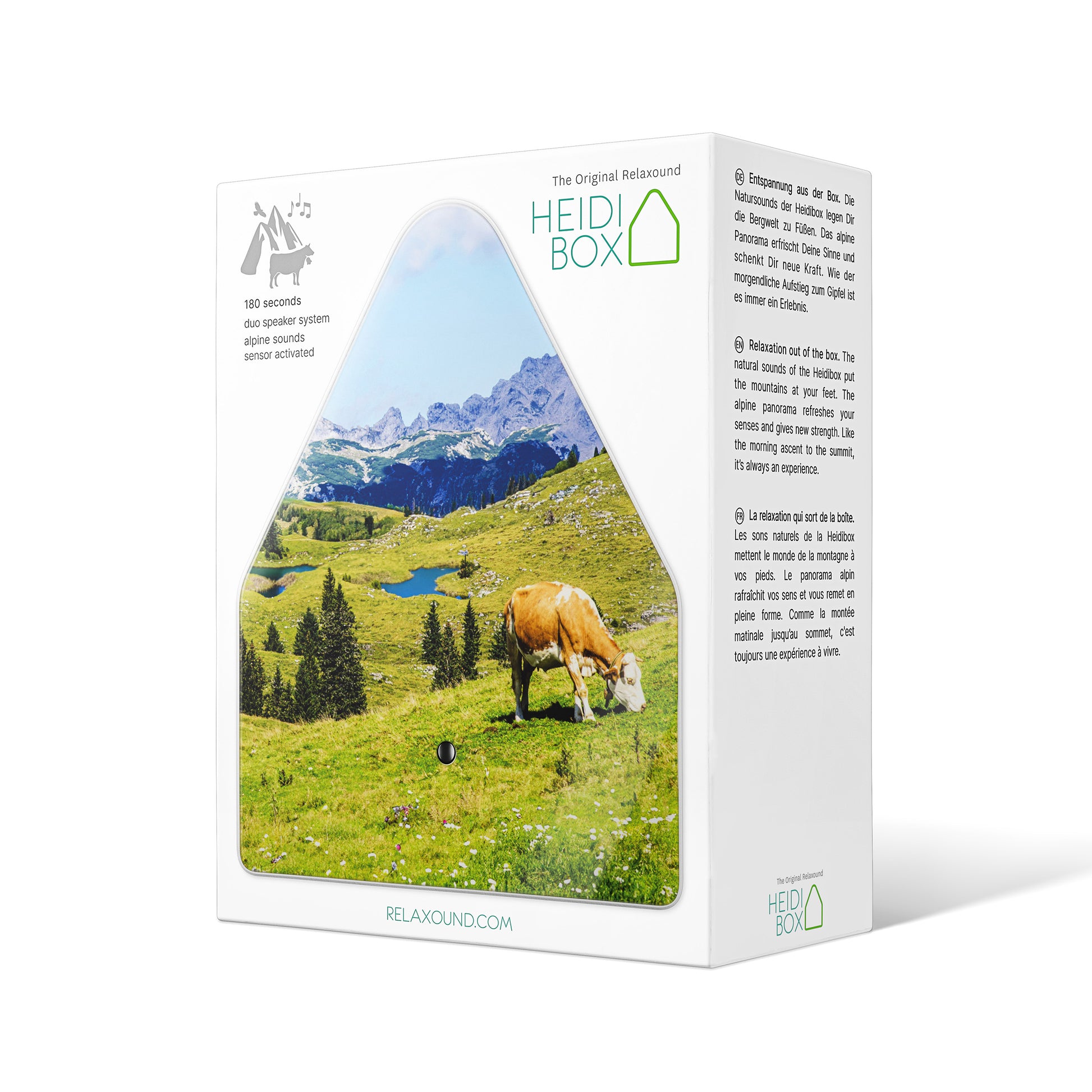 Heidibox Alpenweide│Huisje met Alpengeluiden│art. 11HBX0701001│verpakking