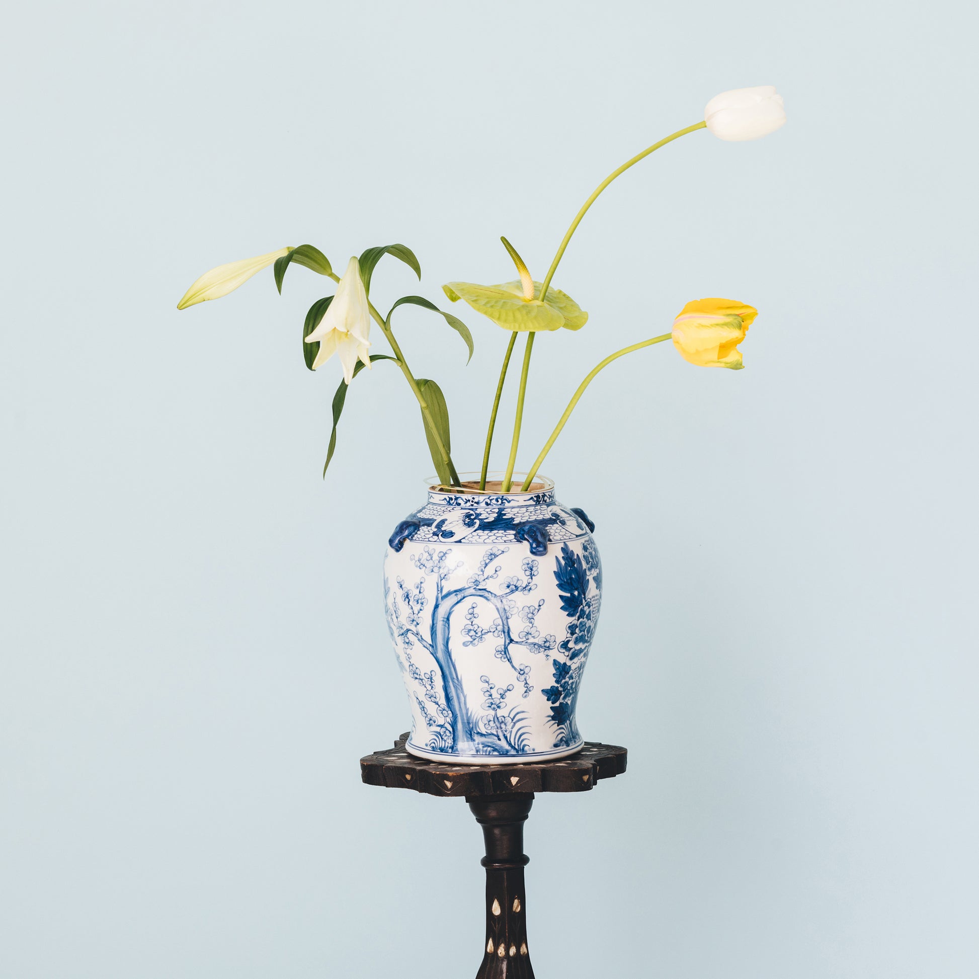 Flower Constellation RVS Large│House of Thol│op Delftsblauwe vaas