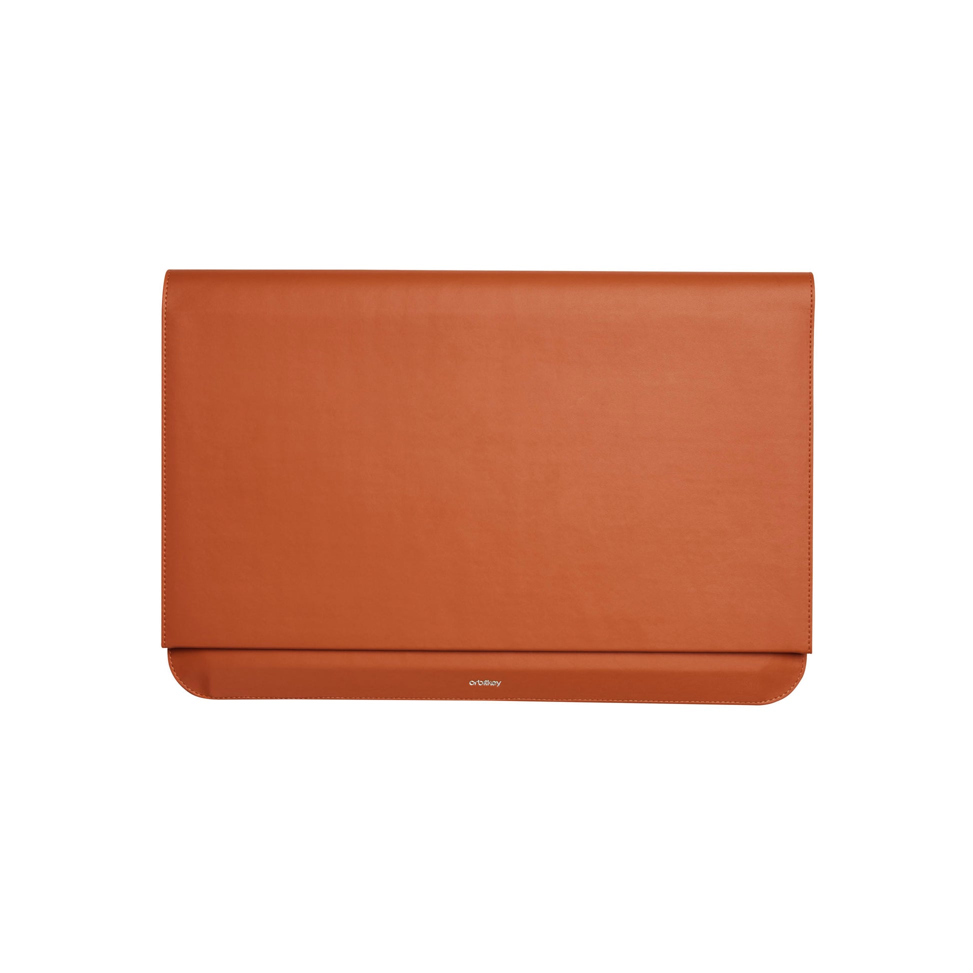 Hybrid Laptop Sleeve 16" Terracotta│Orbitkey│art. WH61-BLK-105│bovenaanzicht met witte achtergrond