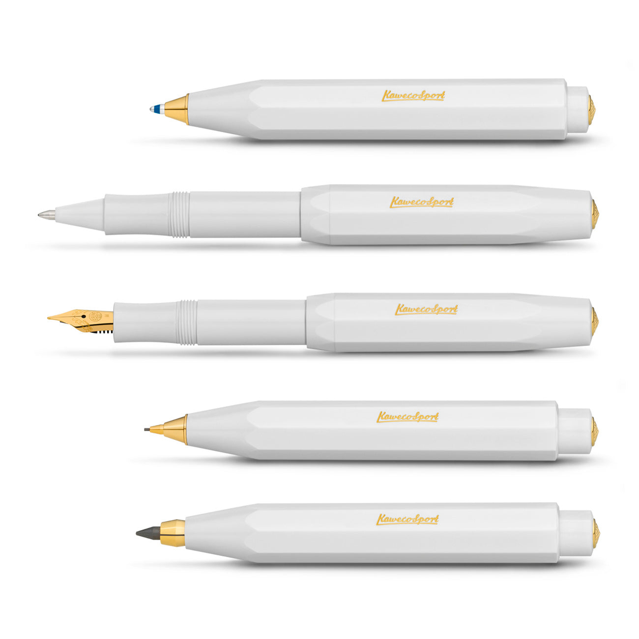 Kaweco CLASSIC SPORT Clutch Vulpotlood Wit│art. 1510041│alle modellen uit serie