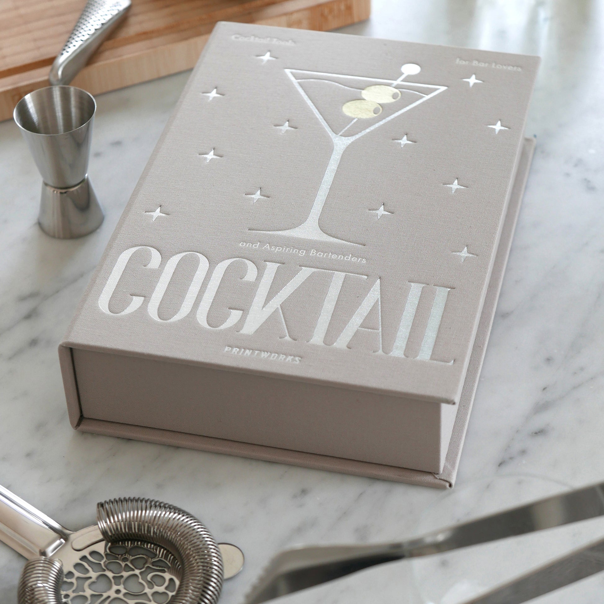 Cocktail Tools - The Essentials│Printworks│art. PW00628│op marmeren tafel