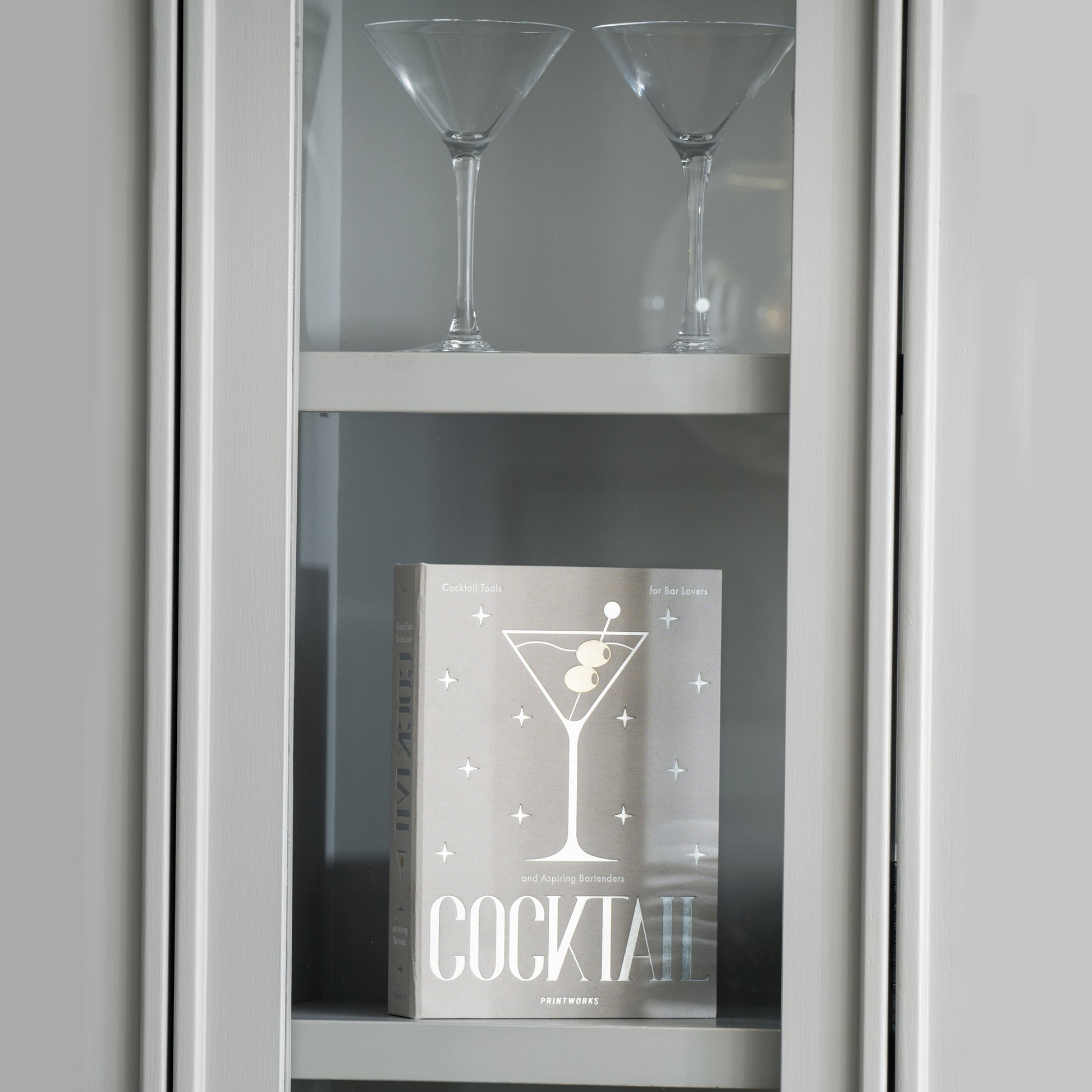 Cocktail Tools - The Essentials│Printworks│art. PW00628│in kast onder cocktailglazen