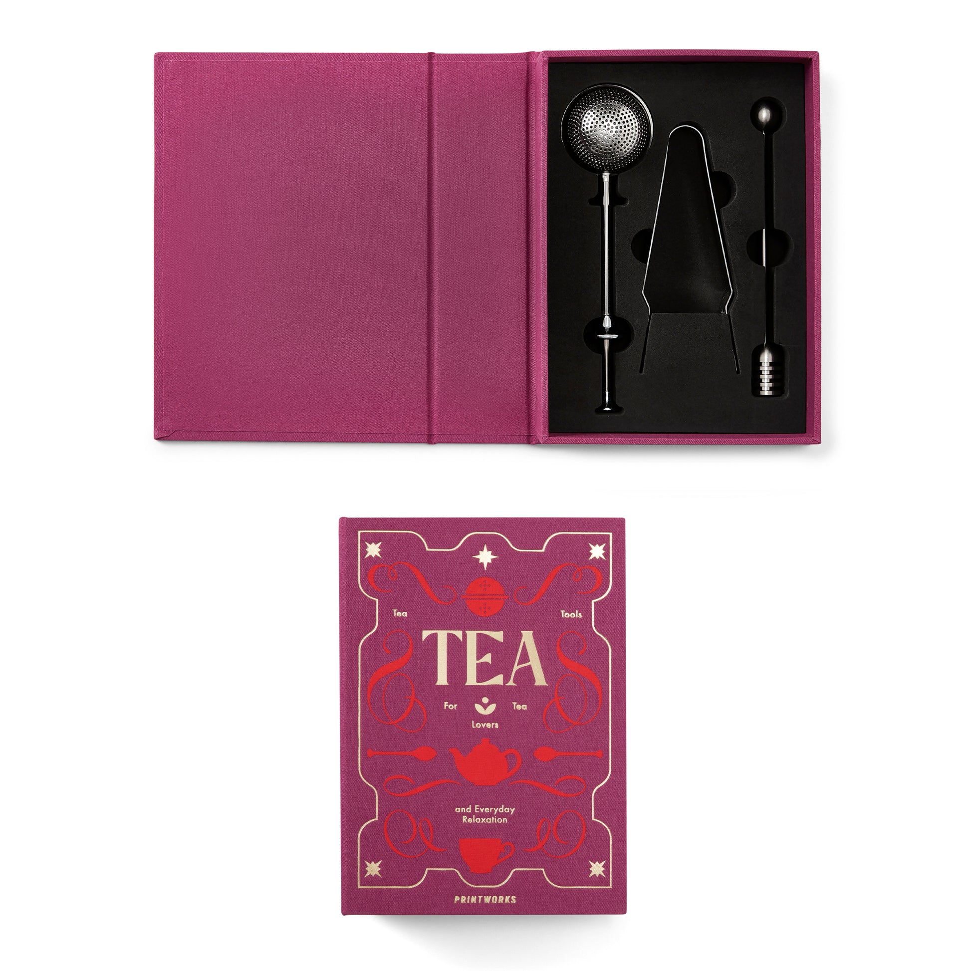 Printworks the Essentials Tea Tools│art. PW00631│boek open en gesloten