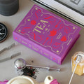 Printworks the Essentials Tea Tools│art. PW00631│bovenaanzicht schuin met onderdelen los naast boek