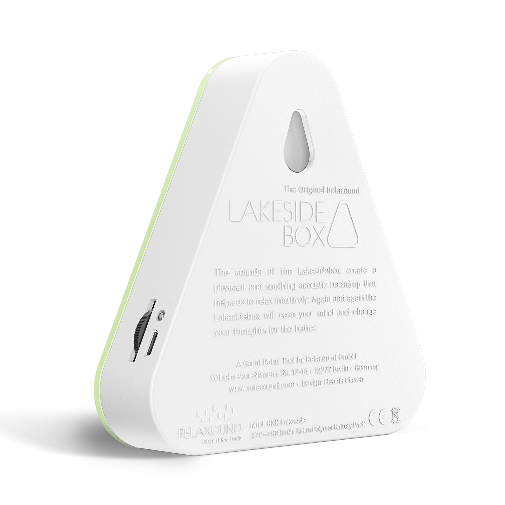 Lakesidebox Eendengeluiden Lime│Relaxound│art. 11LSB0101002│achterkant