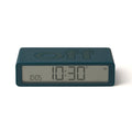 Lexon Flip+ Wekker Duck Blue│art. LR157BF9│vooraanzicht met scherm uit en OFF-teken boven