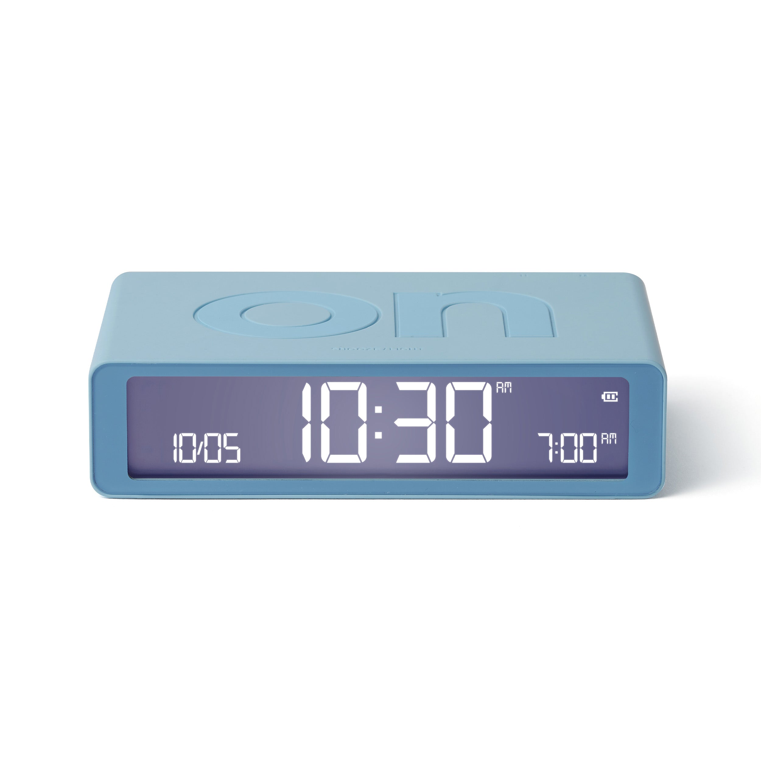 Lexon Flip Premium wekker, omkeerbaar, oplaadbaar, VA LCD-display Lexon Flip Premium wekker, omkeerbaar, oplaadbaar, VA LCD-display