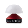Lexon Mina Sunrise Wekker Donkerrood│Wake-up Light│art. LR153DR│voorkant met licht uit