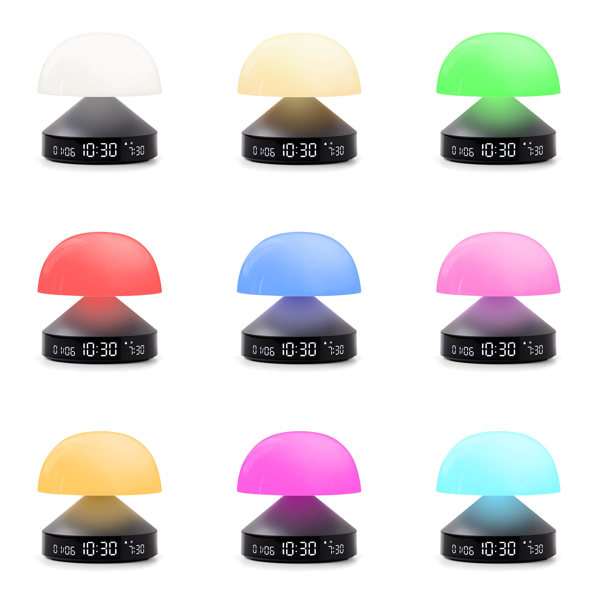 Lexon Mina Sunrise Gun Wekker│art. LR153MX│alle kleuren verlichting