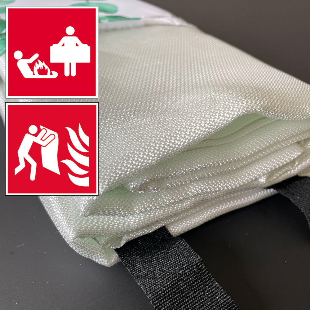 Blusdeken Kip│Naaais│art. FB01CHI│detail doek met instructieafbeeldingen