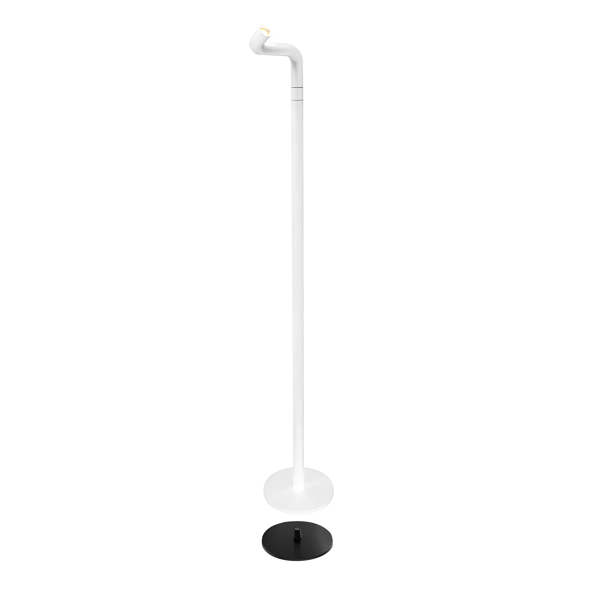Newdes Pipe Oplaadbare Vloerlamp Wit│art. 77011│zwevend boven draadloze oplader