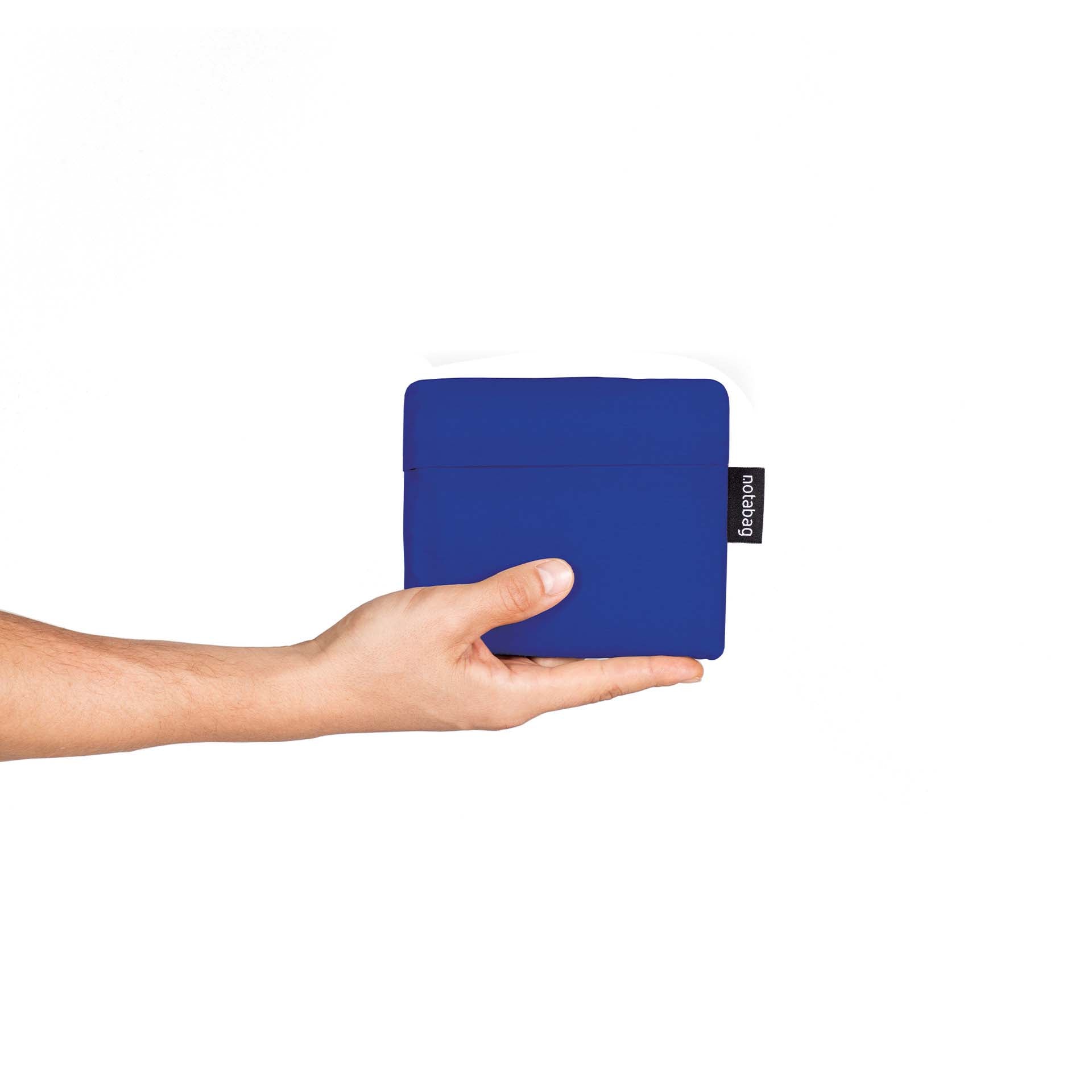 Notabag Royal Blue│art. NB-O-RB5│opgevouwen als pouch