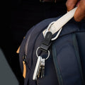 Orbitkey Clip V2 Silver│art. CLPL-2-SVBKBK│aan rugzak