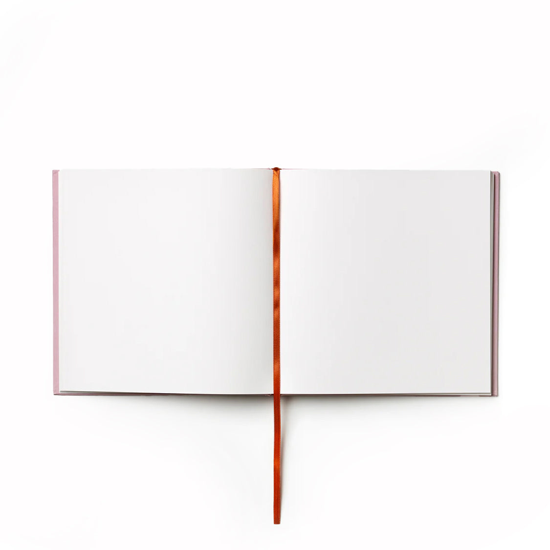 Gastenboek Roze - Roestbruin│Printworks│art. PW00375│opengeslagen me tblanco pagina's