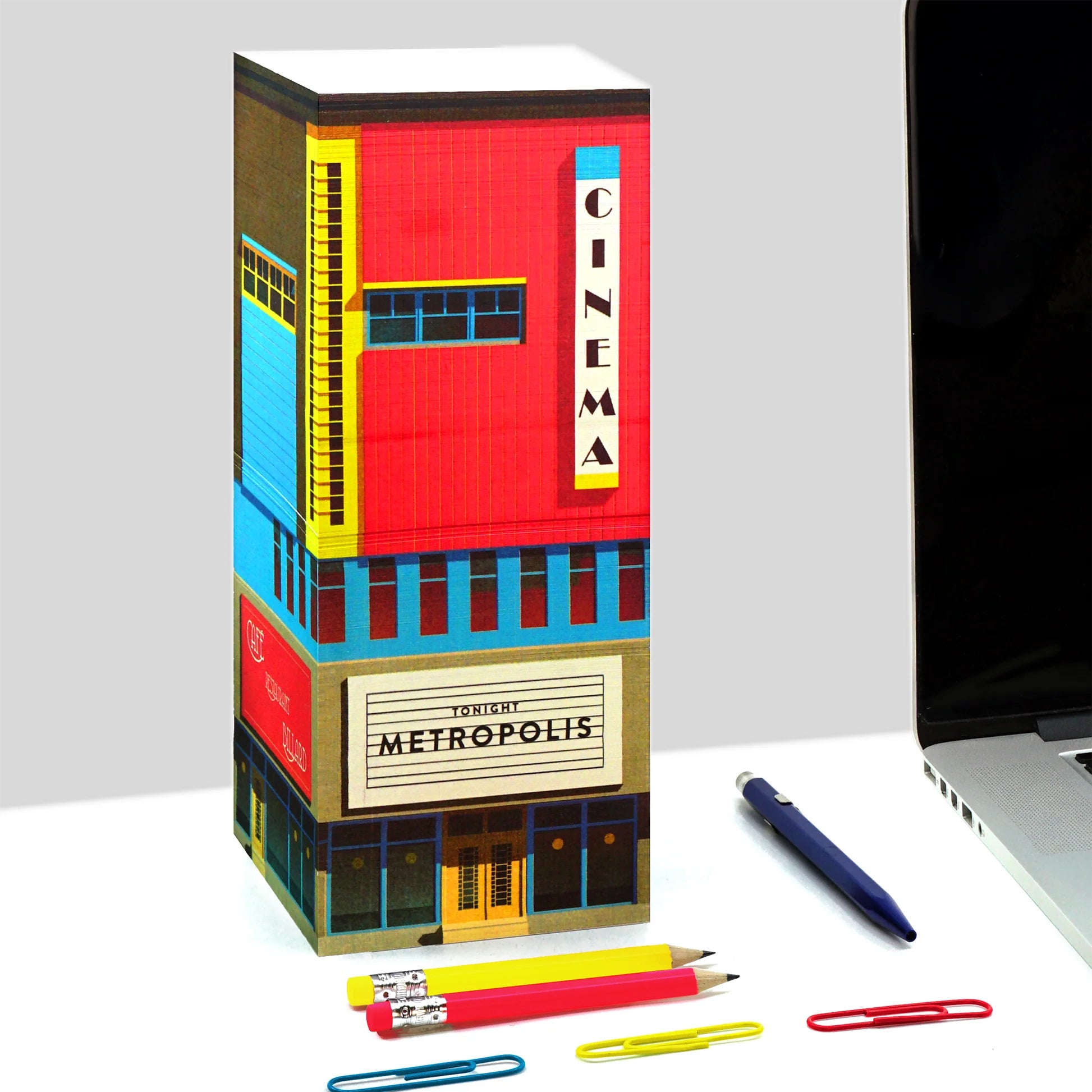 Paperscraper Cinema│Memoblok│met stationary in diverse kleuren