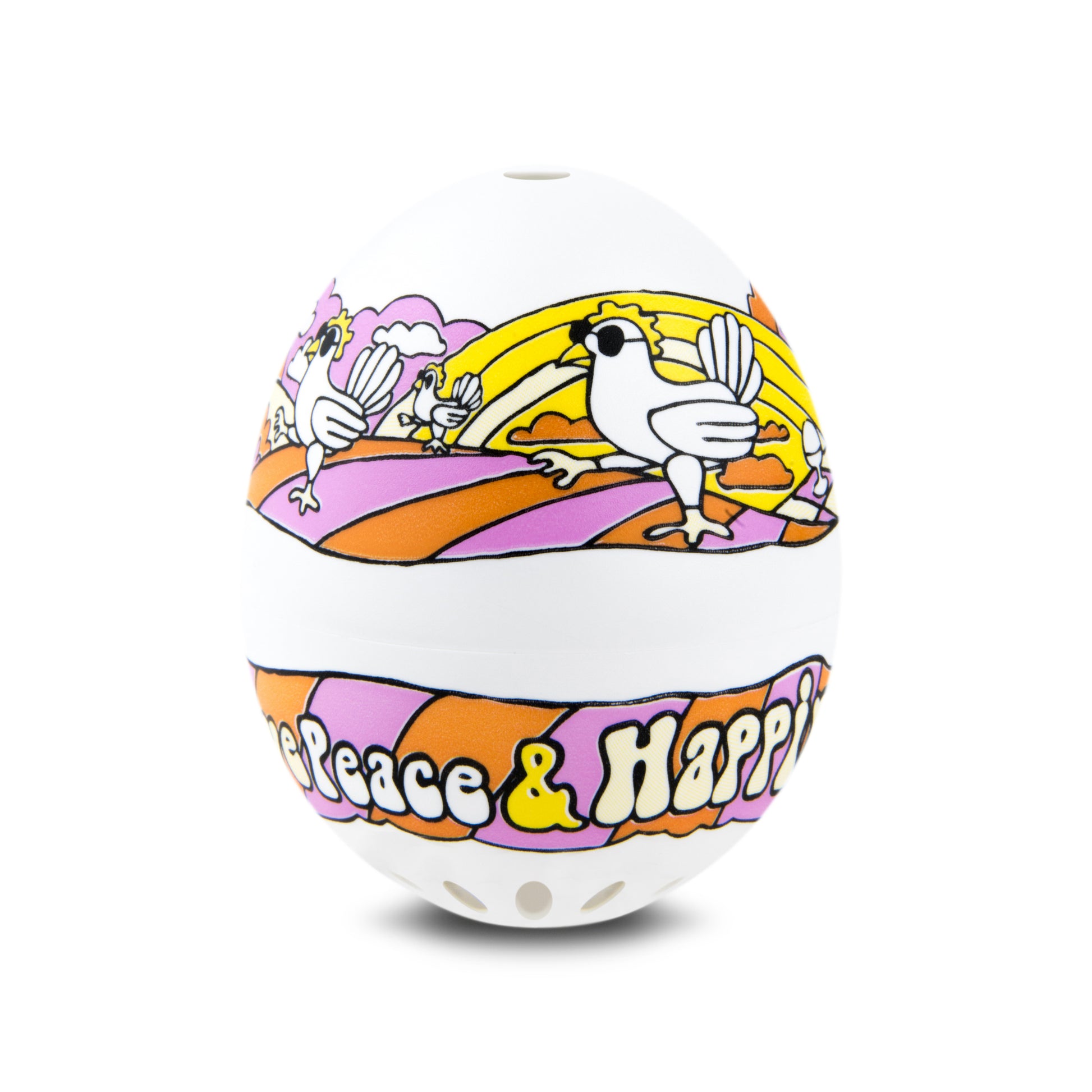 Piepei Hippie Brainstream│Eierwekker met Muziek│art. A003566│vooraanzicht met witte achtergrond