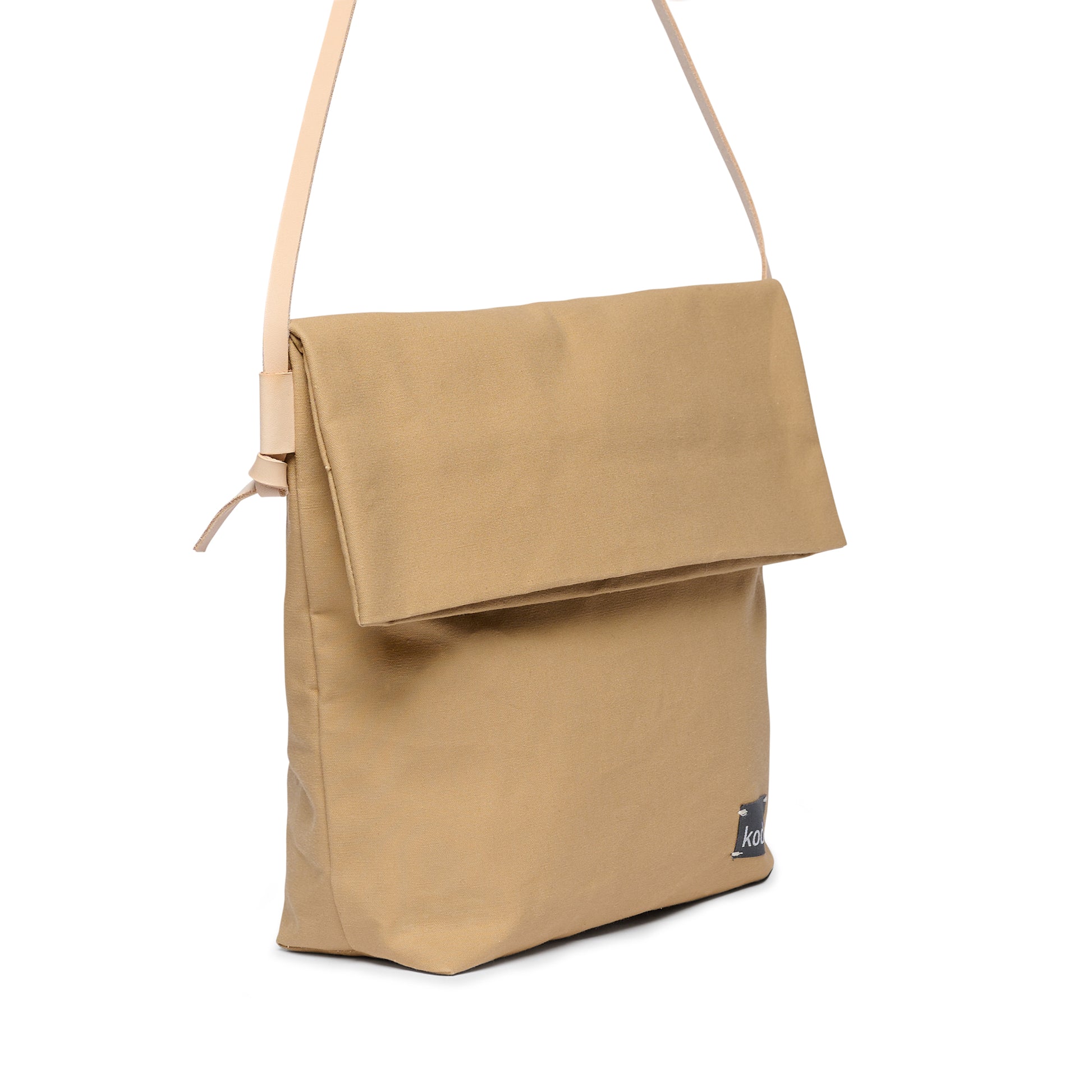 Schoudertas Prairie PR52│Beige│Koda Amsterdam│zijkant schuin