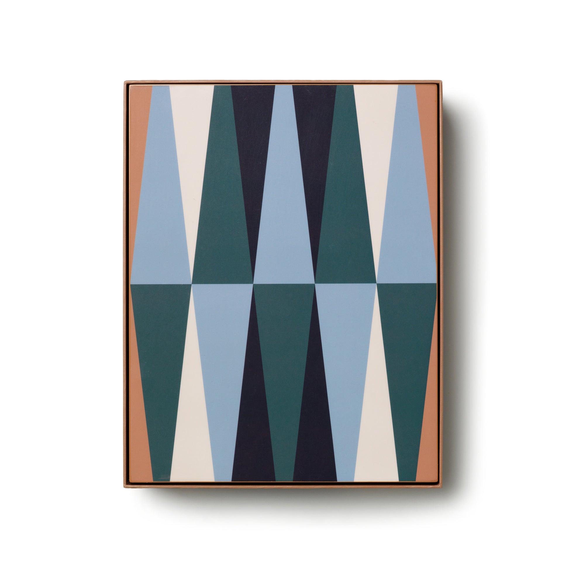 Backgammon Lacquered Bordspel│Printworks│art. PW00722│onderkant doos verpakking