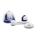 Proud Mary Royal Delft│Zicht op Amsterdam│art. 46612000│losse onderdelen naast elkaar