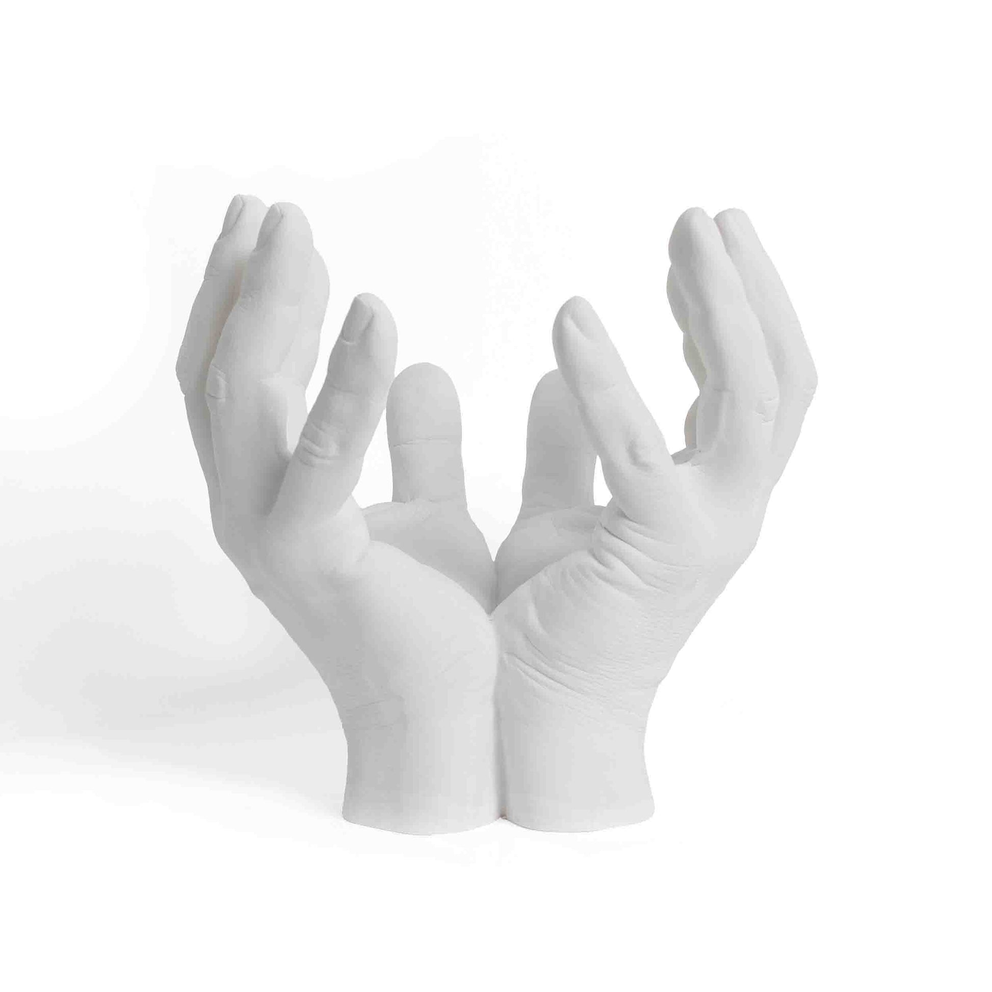 Reality Hand-Bowl│Harry Allen│Areaware│Fruitschaal in de vorm van echte handen│art. HARBHW│voorkant witte achtergrond