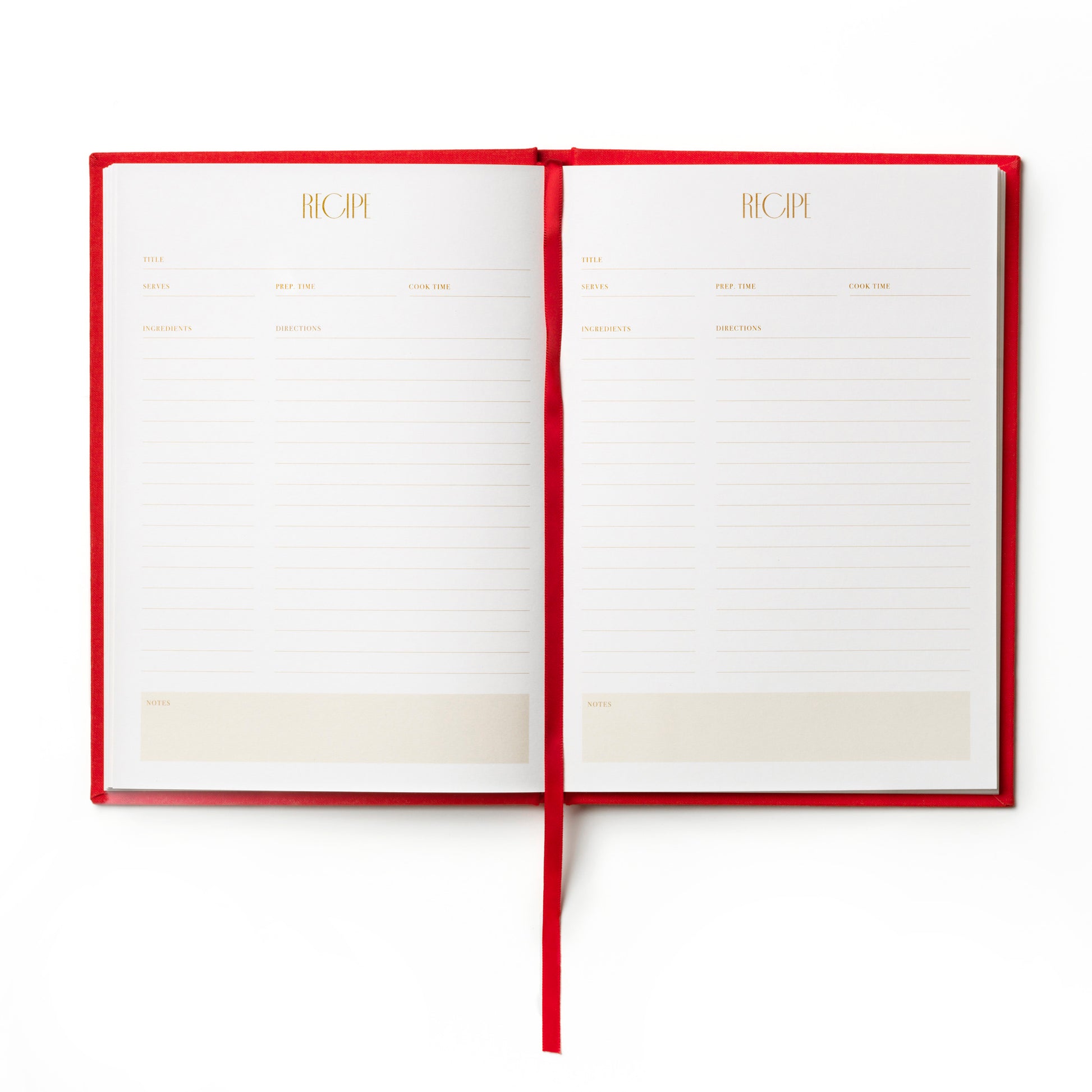 Receptenboek Today's Special Printworks│art. PW00617│opgengeslagen - papier met lijntjes