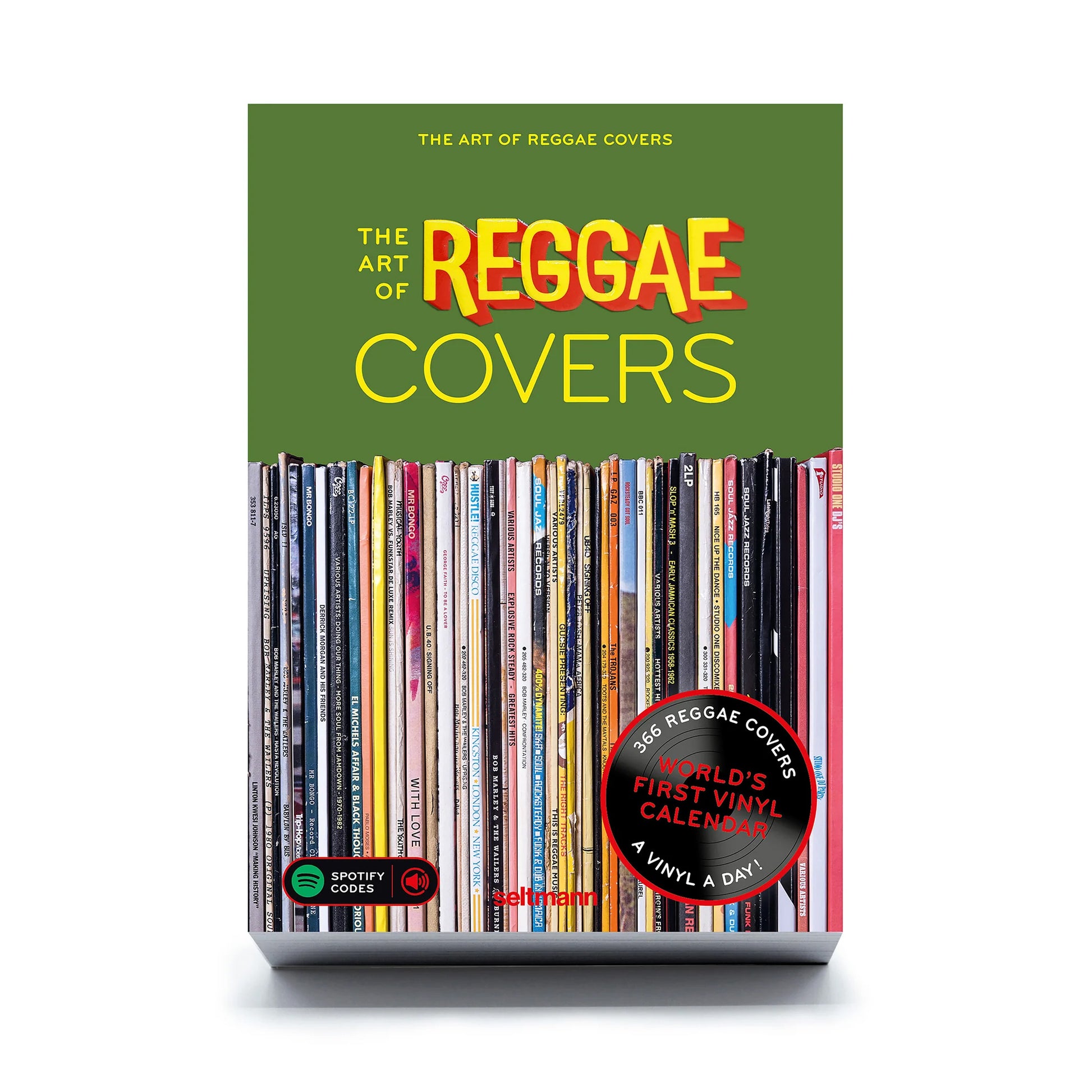 Scheurkalender The Art of reggae Covers│Platenhoezen│vooraanzicht met witte achtergrond