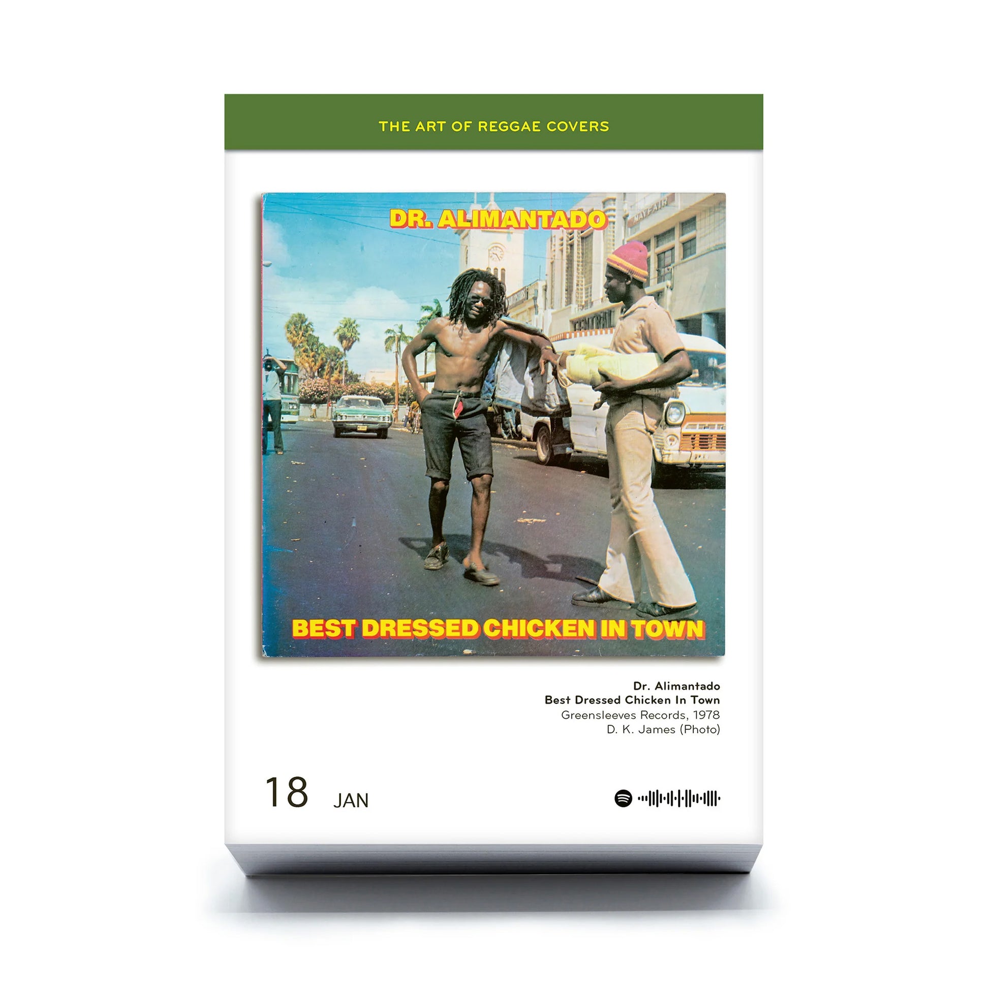 Scheurkalender The Art of reggae Covers│Platenhoezen│ablum Dr. Alimantado