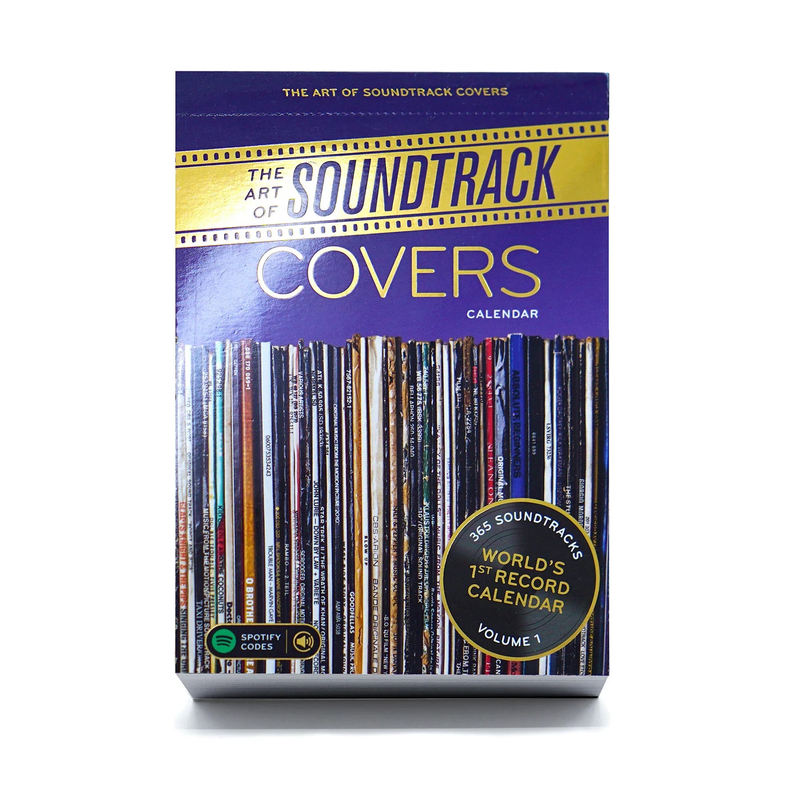 Scheurkalender The Art of Soundtrack Covers│Seltmann Publishers│vooraanzicht met witte achtergrond