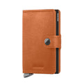 Secrid Miniwallet Premium Basco│Pasjeshouder│art. MBC-COGNAC│vooraanzicht met witte achtergrond