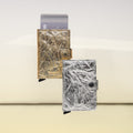 Secrid Miniwallet Crunch│art. MCR-SILVER│zwevend met Gold versie